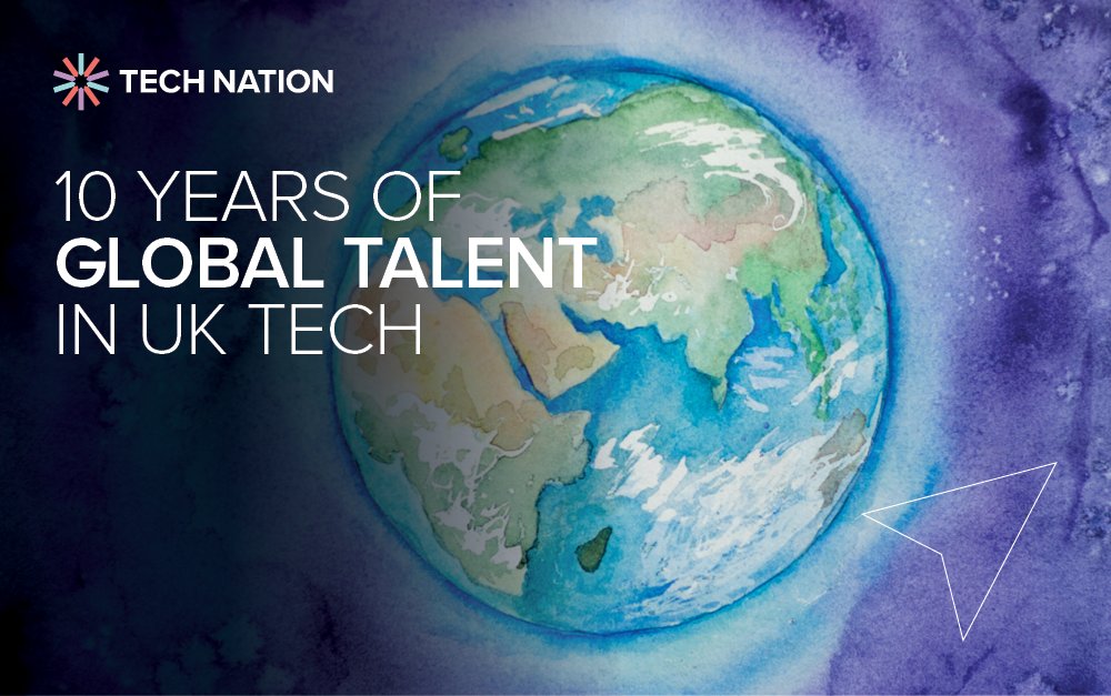 TechNation's tweet card. The Tech Nation Global Talent Visa Report paints a picture of the changing face of global talent working in UK tech.