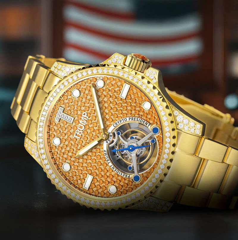 DEI_Greta's tweet card. Home watches - Trump Watches