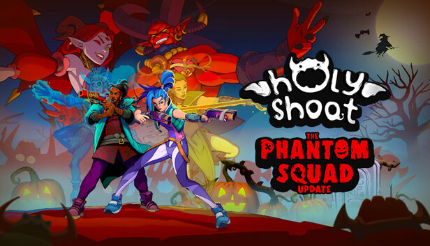 Tryyton's tweet card. Holy Shoot is a fast-paced roguelite action FPS set in a satirical version of Hell, packed with chaos, blessed heroes, and demonic bosses. Pick your hero, dive into hell, upgrade your build, and...