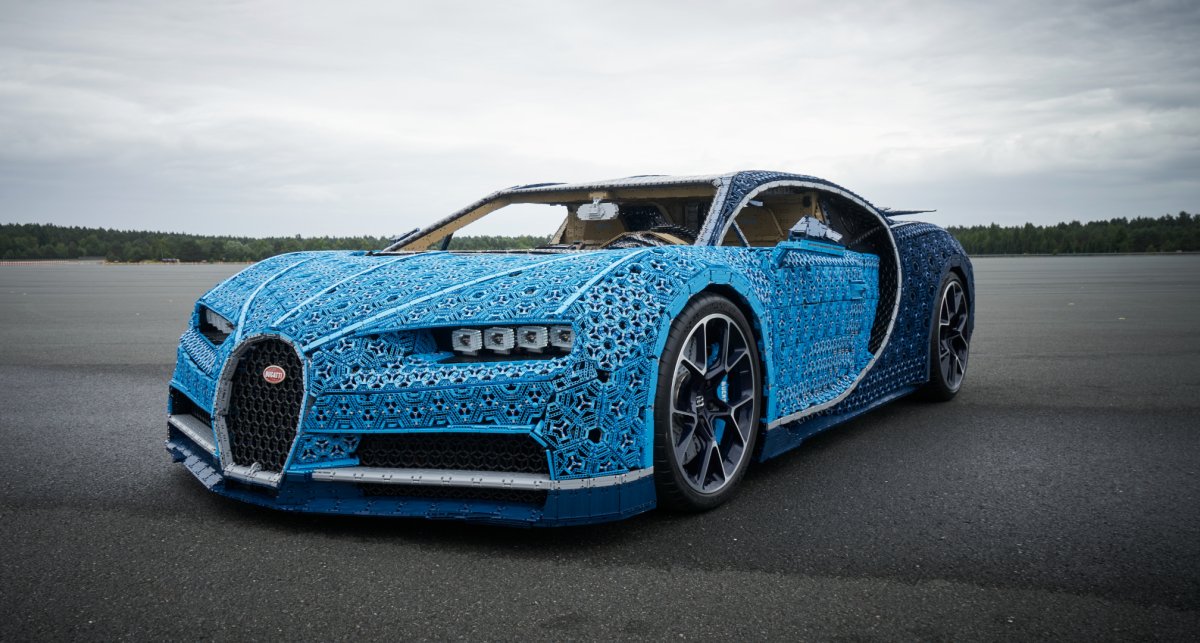 Mathnasium's tweet card. In what just might be the wildest thing anyone has ever built from LEGO, the company behind the bricks has built a full-size, driveable model of the Bugatti Chiron supercar. Seriously.