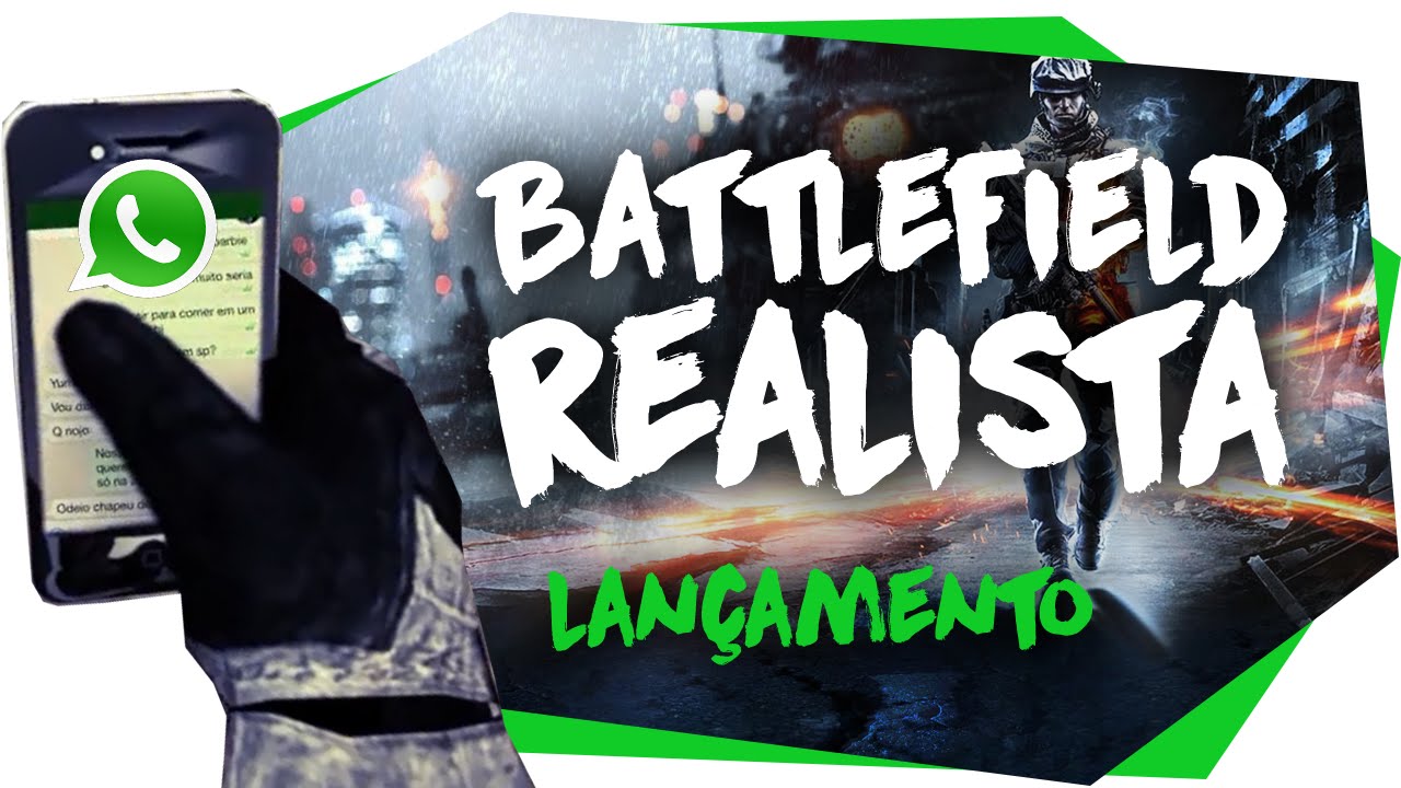 BlogContinue's tweet card. BATTLEFIELD REALISTA - Trailer de Lançamento