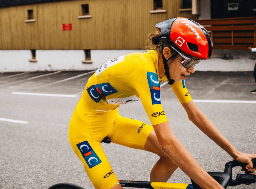 CyclingGraphs's tweet card. Canadian Isabella Holmgren dominated Tour de l’Avenir Femmes with three stage wins and some of the best u23…