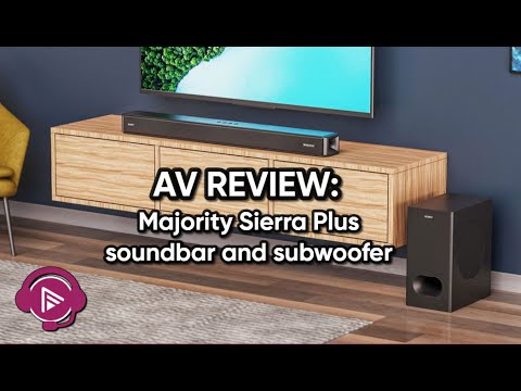 AVForums's tweet card. Majority Sierra Plus 2.1.2 Dolby Atmos Soundbar Review - Dolby Atmos...
