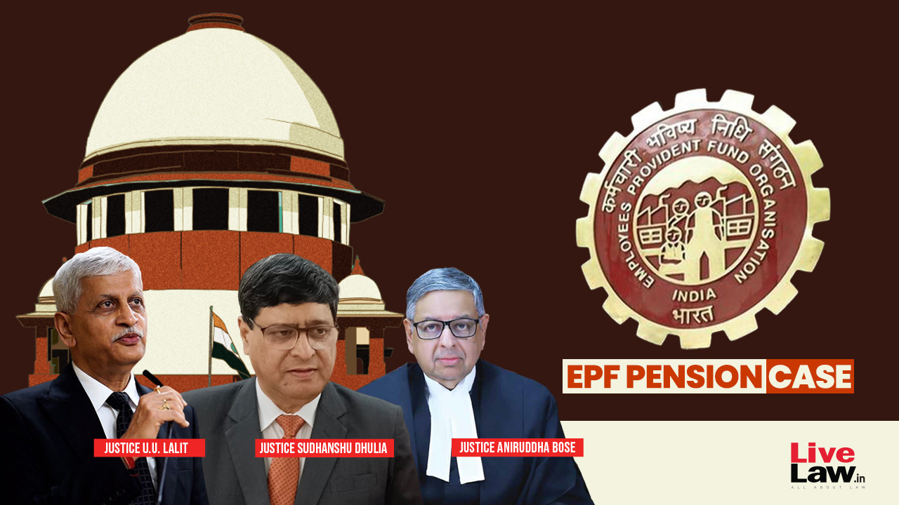 BDharampalsingh's tweet card. The Supreme Court is likely to pronounce next week the judgment in the appeals filed by the Employees Provident Fund Organization challenging the Kerala, Rajasthan and Delhi High Court judgments...