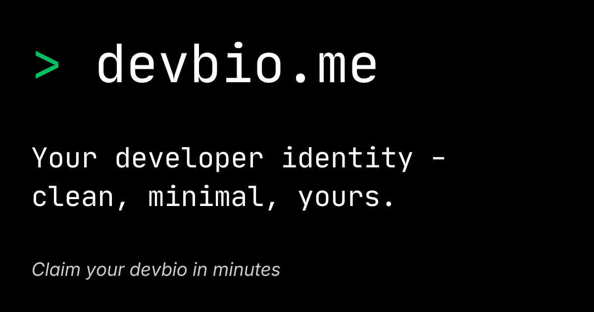 RahulVerma989's tweet card. Create your developer bio in minutes.
