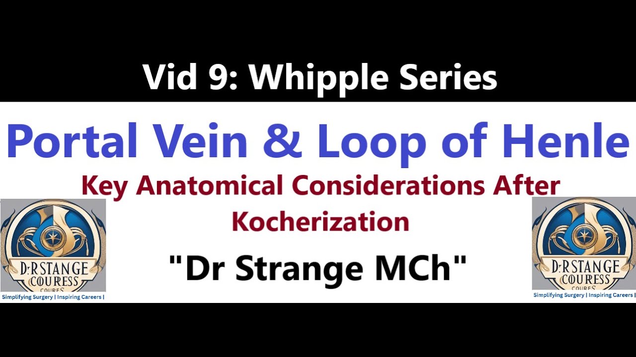 drvipan's tweet card. Vid 9.1 (YTT): Whipple: Portal Vein & GCT Dissection: Post-Kocheriz...