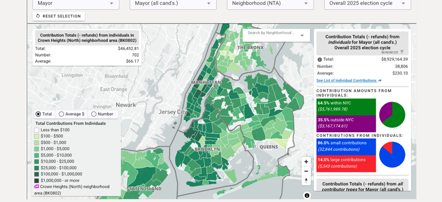 CitizensUnionNY's tweet card. A new map from the Campaign Finance Board and creators of Redistricting & You aims to illustrate how campaign fundraising breaks down geographically.