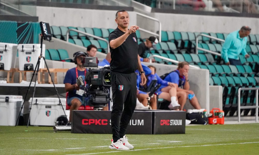 TheBackpost's tweet card. Vlatko Andonovski steps away from coaching and up to Global Sporting Director