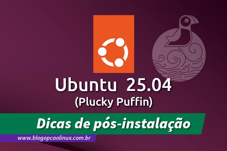 blogopcaolinux's tweet card. Confira dicas do que fazer após instalar o Ubuntu 25.04, como a instalação dos codecs, do Google Chrome, do Steam, do Spotify, Telegram e muito mais!