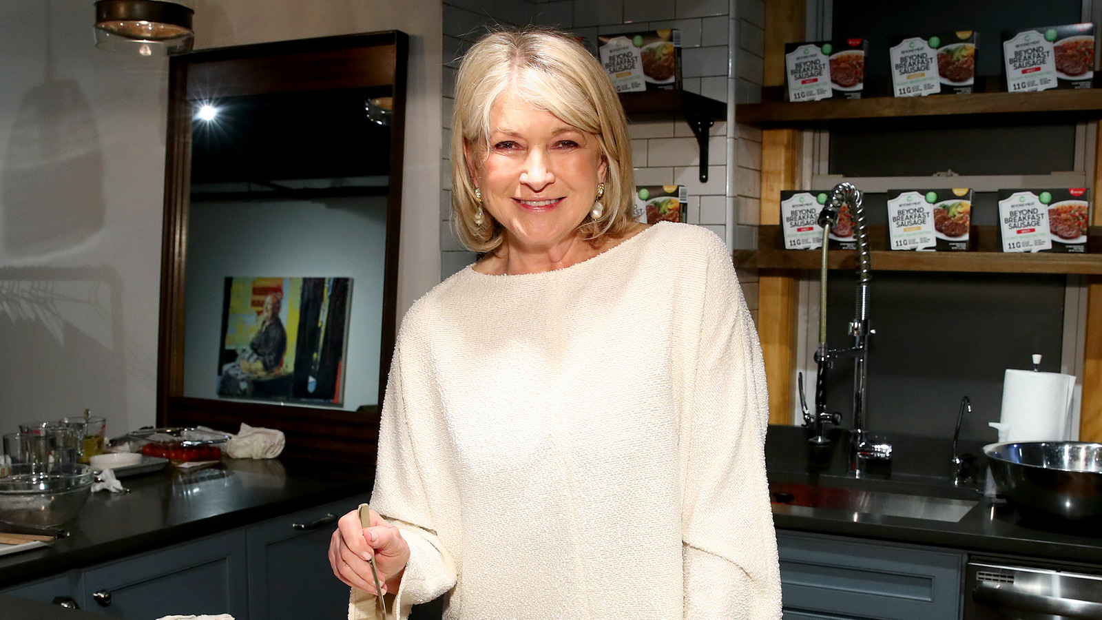 HunkerHome's tweet card. To stop your kitchen pantry from getting cluttered, Martha Stewart suggests organizing your groceries so that the items you use most sit on the lowest shelves.