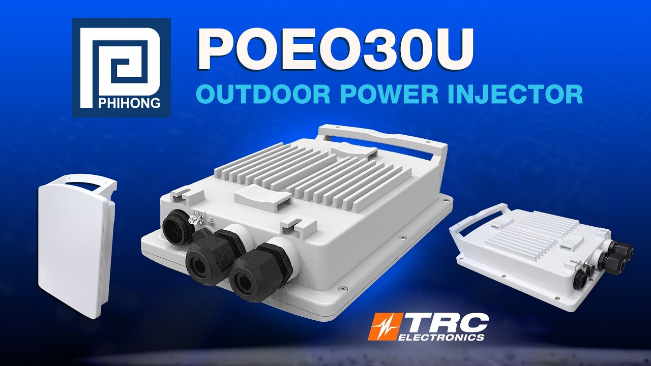 PhihongTech's tweet card. POEO30U Outdoor Injector From Phihong