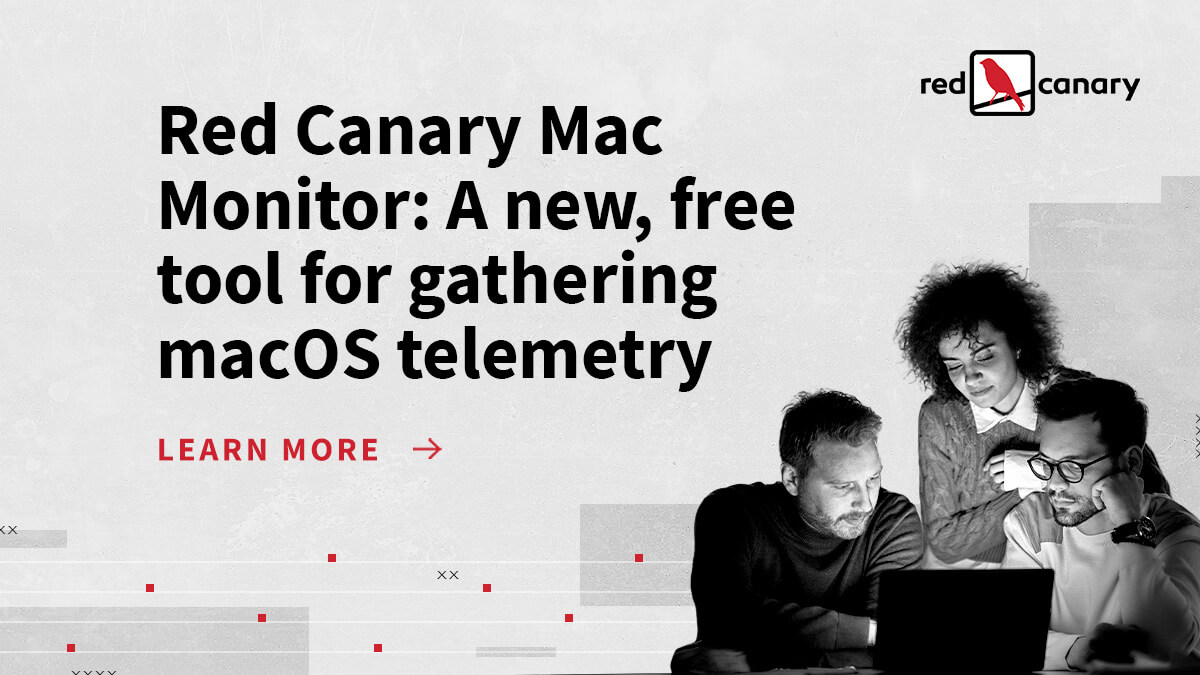 redcanary's tweet card. Mac Monitor is Red Canary’s newly available tool for collection and dynamic system threat analysis on macOS endpoints.