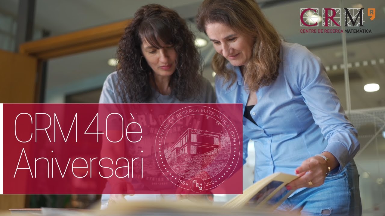 CRMatematica's tweet card. CRM 40 Aniversari