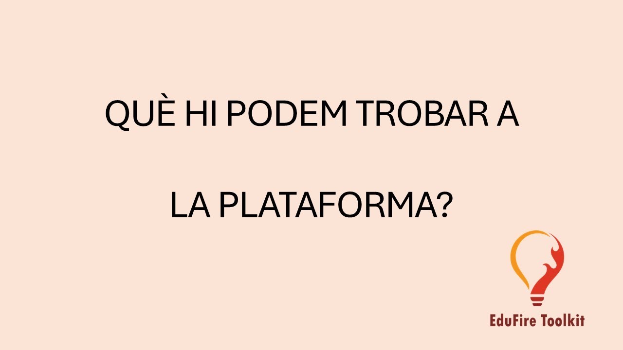 EduFire_Toolkit's tweet card. EduFire Toolkit: Què hi podem trobar a la plataforma?