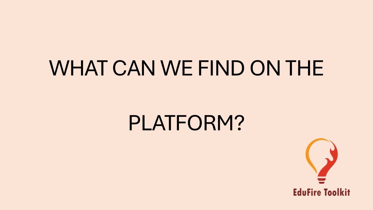 EduFire_Toolkit's tweet card. EduFire Toolkit: What can we find on the platform?