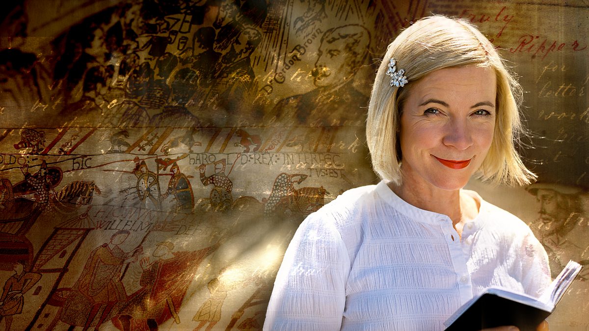 Lucy_Worsley's tweet card. Lucy Worsley re-investigates some of the most dramatic chapters in British history.