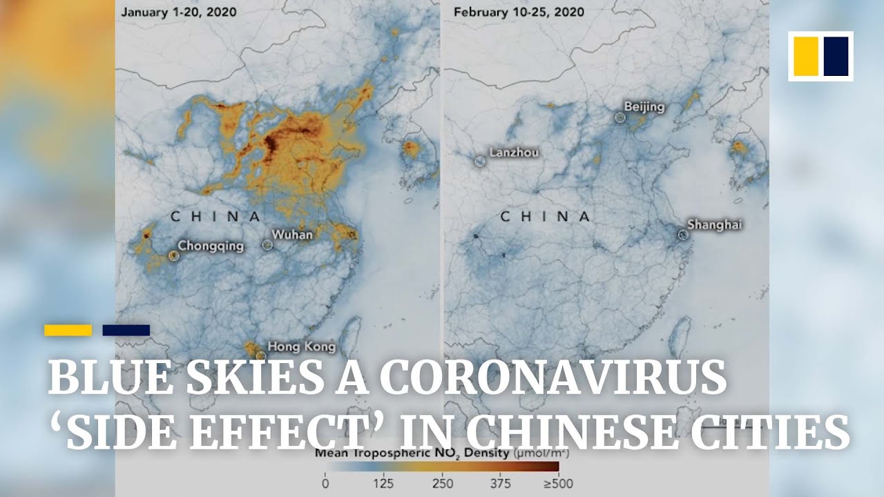 ChefMattBurns1's tweet card. Coronavirus: blue skies over Chinese cities as Covid-19 lockdown...