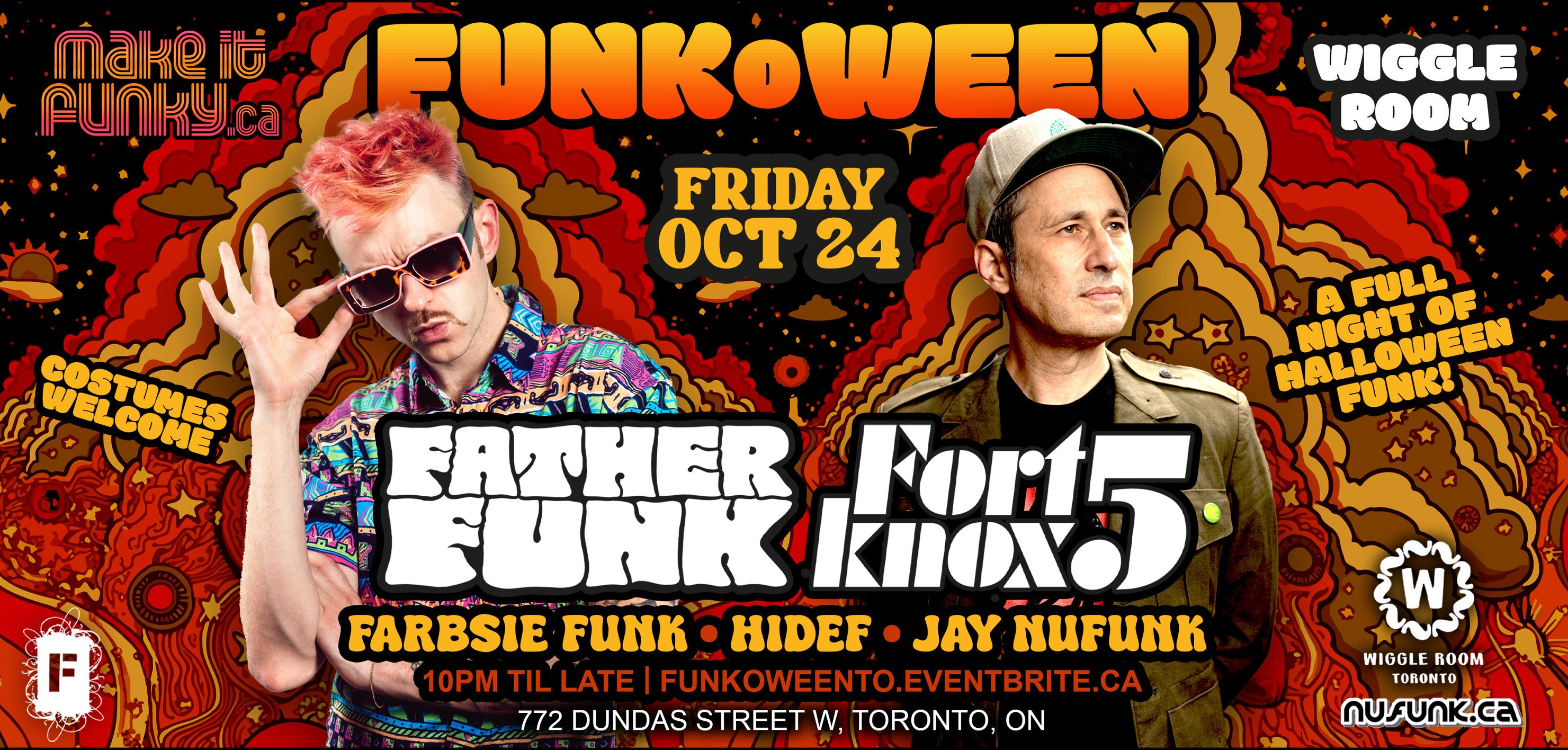 nufunk's tweet card. Make It Funky Crew is celebrating 20 years of bringing Beats, Breaks & Bass to Toronto with a special anniversary party featuring the legendary Fort Knox Five and rising UK producer Father Funk. It...