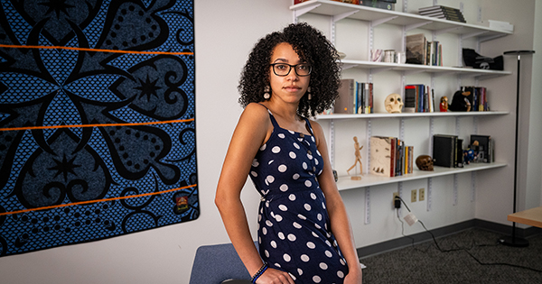 FabLabBU's tweet card. Andreana Cunningham combines bioarchaeology, African diaspora studies, and archival research to better understand the lives of enslaved people