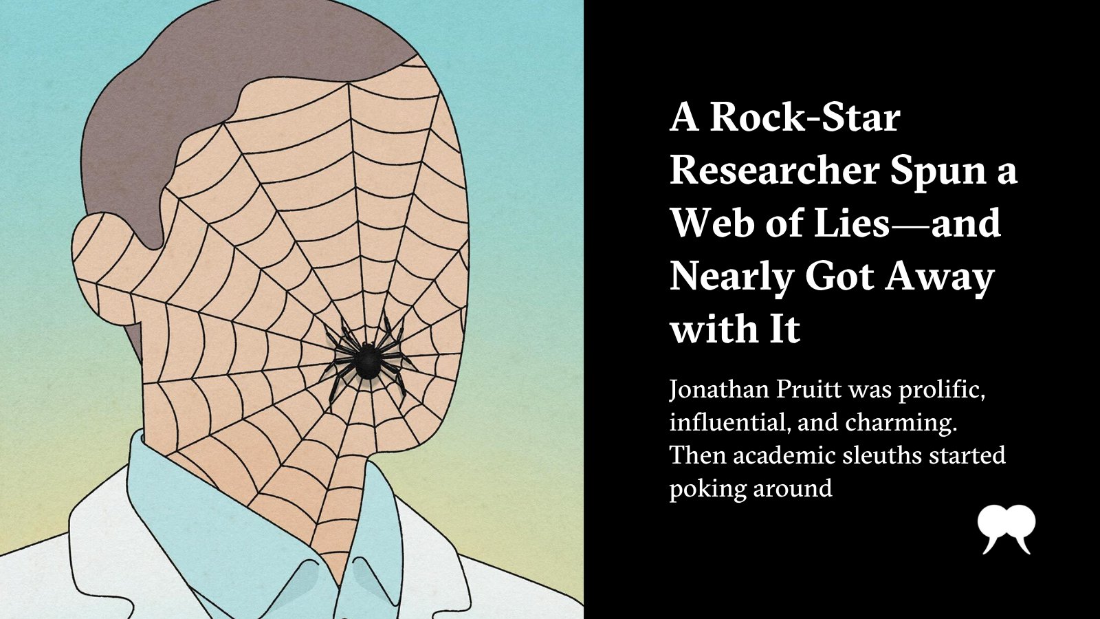 RebeccaSear's tweet card. Jonathan Pruitt was prolific, influential, and charming. Then academic sleuths started poking around