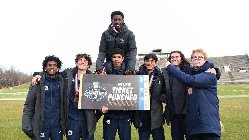 Georgetown's tweet card. WASHINGTON – The Georgetown University cross country programs wrapped up competition at the Mid-Atlantic Regional at Lehigh University in Bethlehem, Pennsylvania. Both the men and women placed second...