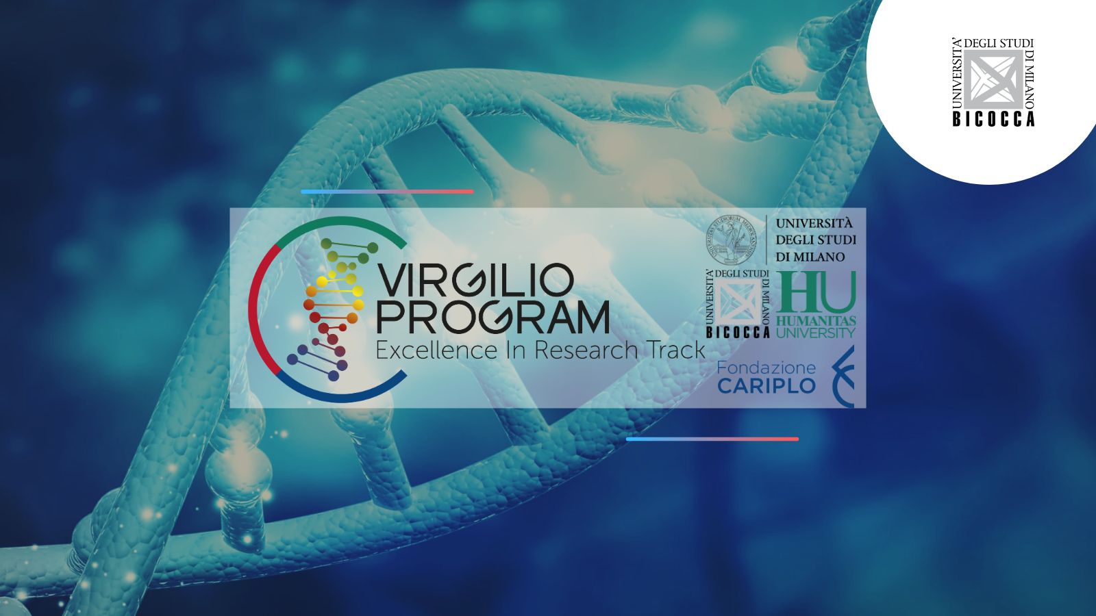 VirgilioProgram's tweet card. Viene pubblicato il presente bando di selezione per l’accesso ad un supporto economico asostegno delle rotazioni di laboratorio