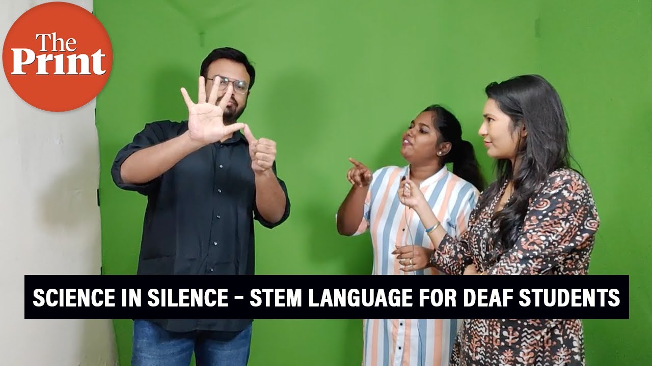 MohanaBasu's tweet card. Science in silence: How this CSIR lab is creating new STEM vocabulary...