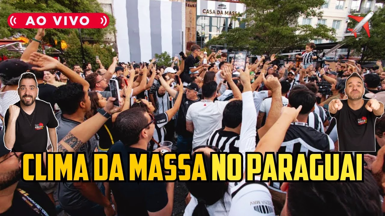 AtleticoMGHonra's tweet card. 🔴 CLIMA DA MASSA NO PARAGUAI 🎥 IMAGENS DA FESTA INCRÍVEL