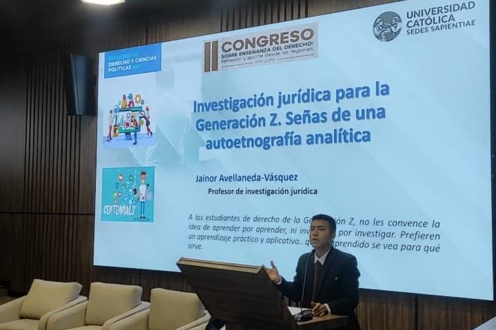 ucss_pe's tweet card. En ambos congresos internacionales, presentó ponencias sobre la enseñanza del Derecho a la Generación Z y el uso del arte como recurso pedagógico. Por: Raúl Ángeles, redacción CampUCSS Jainor...