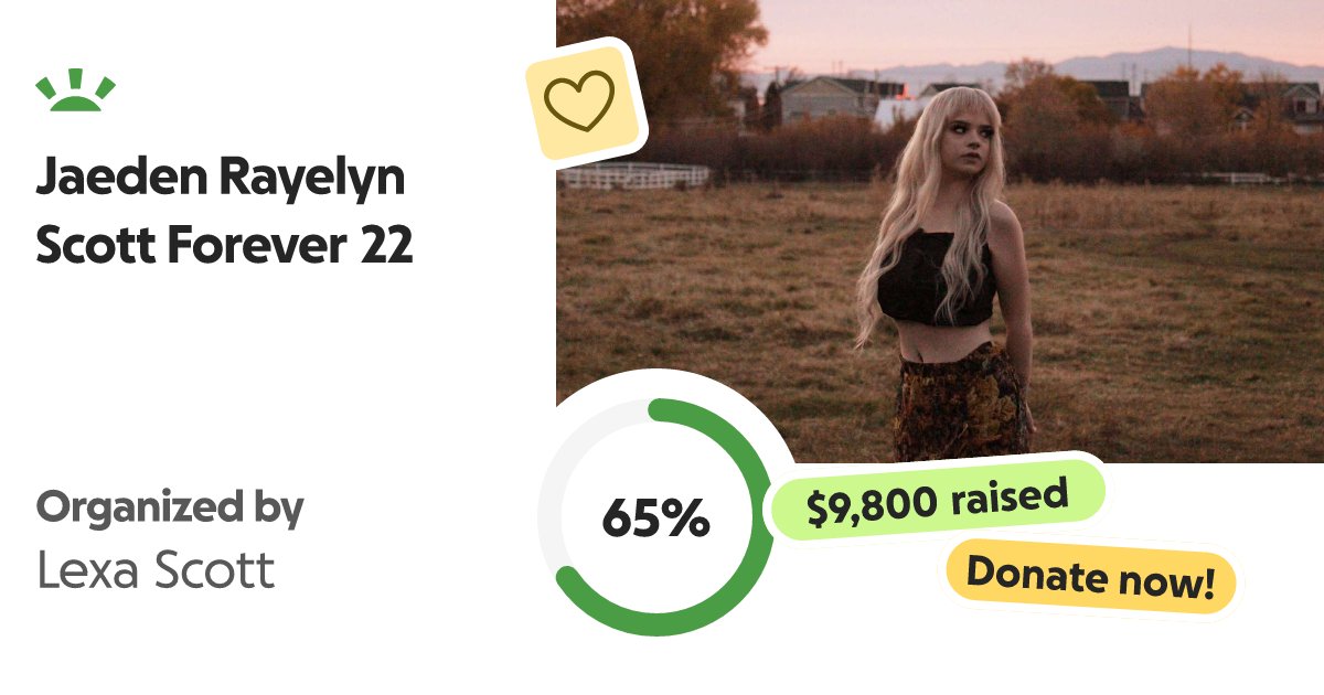 tivaspiral's tweet card. *Note if you would prefer to venmo the account is @lexascott In Loving Memory of Jaeden Ra… Lexa Scott needs your support for Jaeden Rayelyn Scott Forever 22