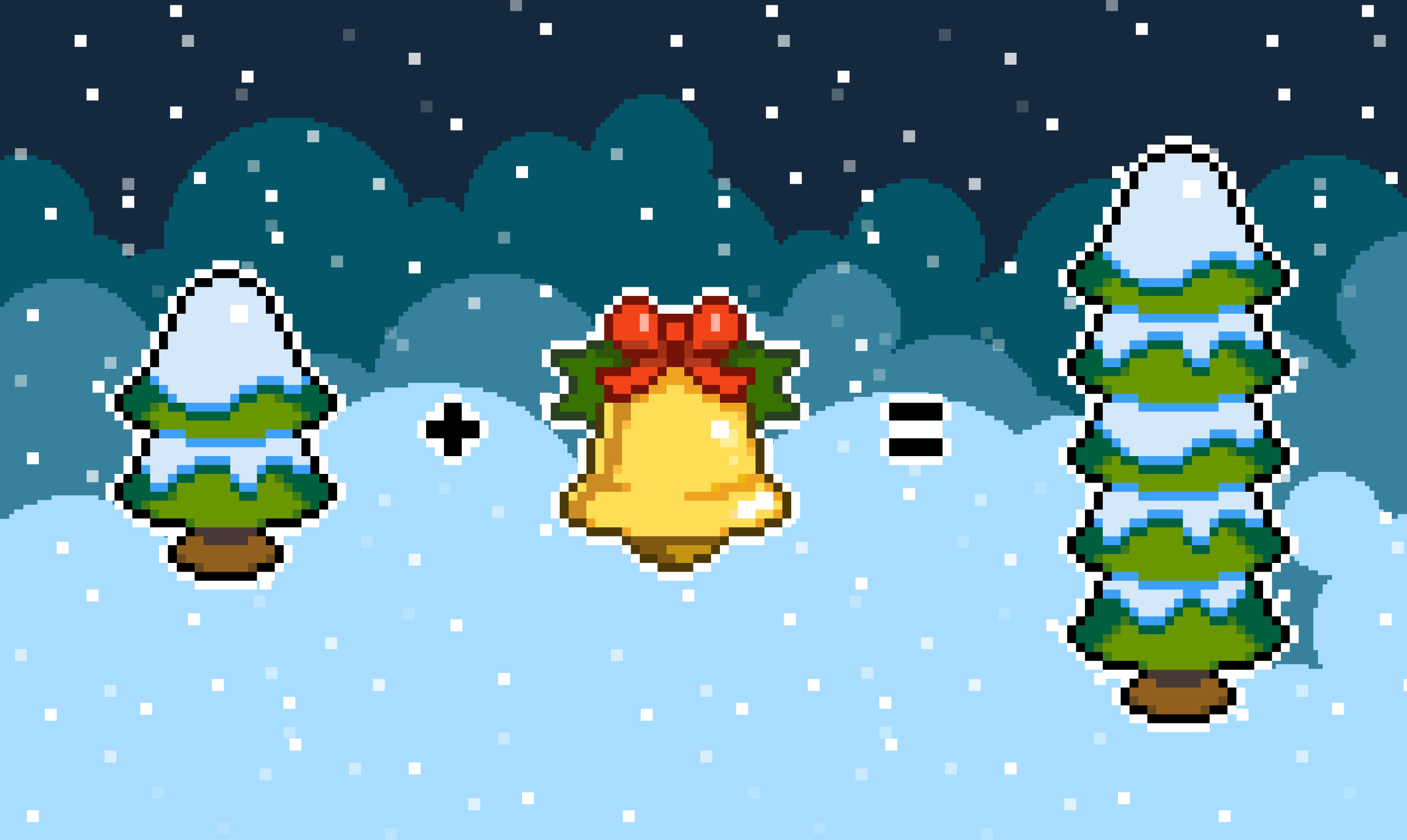 Chorap_fish's tweet card. 이 트리빔에 맞았다면 30초 안에 선물을 달아줘! 크리스마스 롤링페이퍼를 즐겨보자!