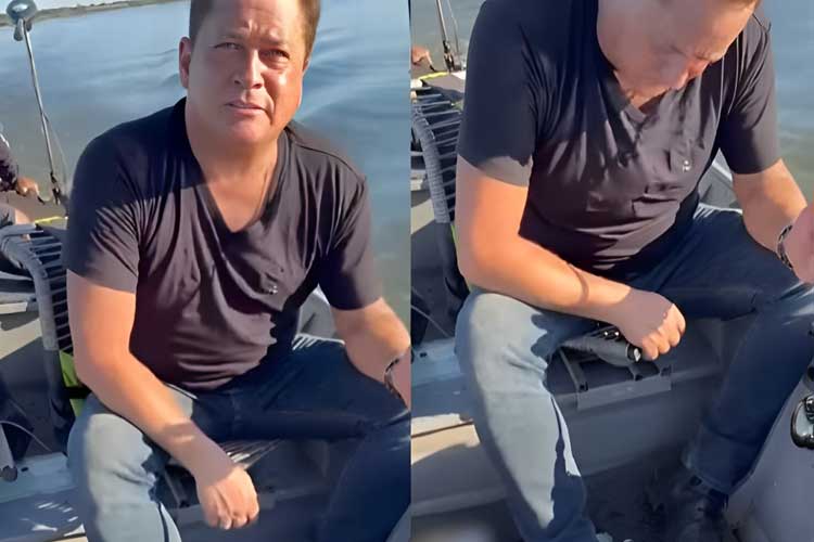 areavip's tweet card. O cantor sertanejo Leonardo passou por um perrengue durante pescaria com amigos e dividiu o momento com seus seguidores.