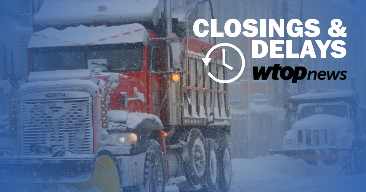 WTOP's tweet card. To submit a multi-day closing for your organization, please call the WTOP newsroom and a team member will assist you. Sign up for WTOP Alerts Listen live for the latest traffic and weather Closings &