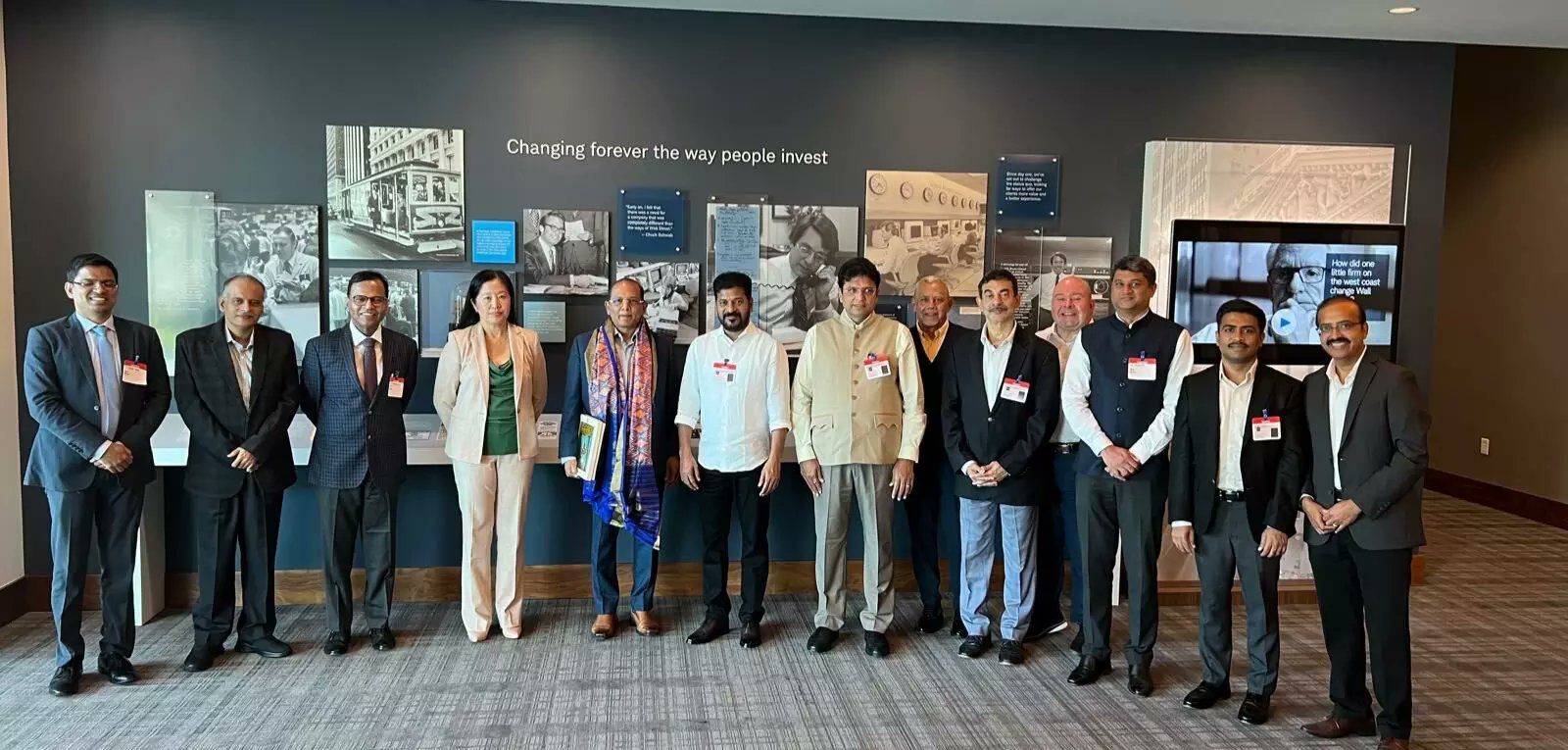 NewsMeter_In's tweet card. Chief Minister and the IT Minister have committed to guiding Schwab through all necessary formalities