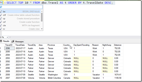 dschelte's tweet card. I realized that I hadn’t done much blogging on Window functions in T-SQL, and I’ve done a few presentations, so I decided to round out my blog a bit. This post will start with the ROW_NUMBER() func…