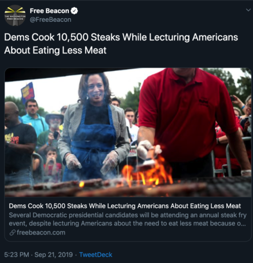 shortformblog's tweet card. The classic conservative media outlet headline: Drum up outrage over something stupid while your side does things a thousand times worse.