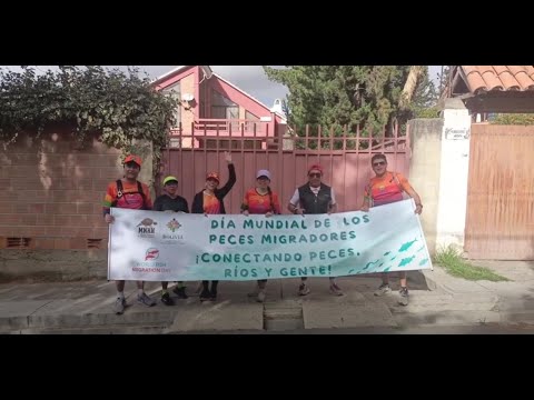 fishmigration's tweet card. Día Mundial de los Peces Migradores- Backyard Mallasa La Paz, Bolivia...