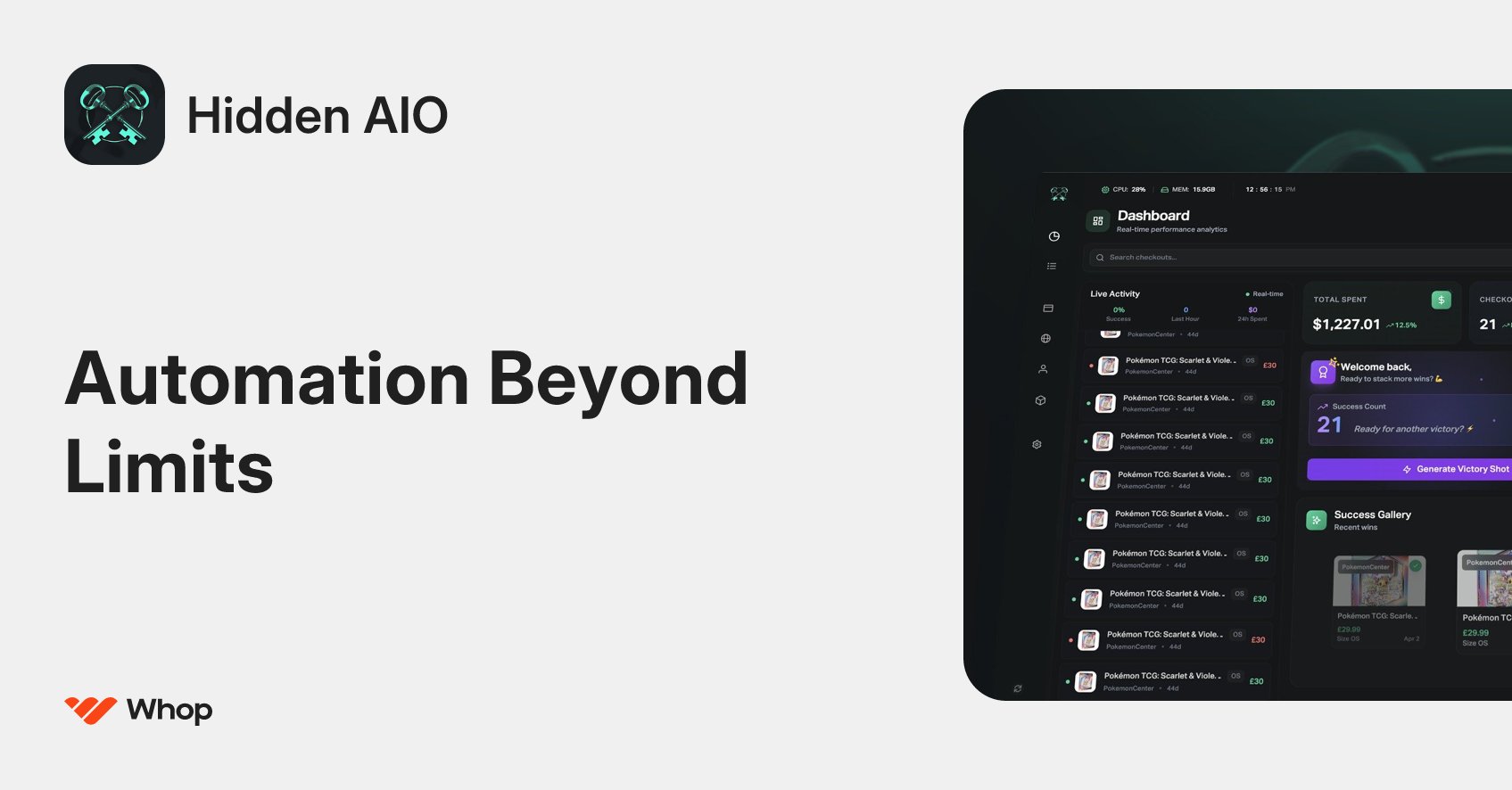 AIOHidden's tweet card. Built for speed, accuracy, and reliability - HiddenAIO dominates high-demand drops with unmatched checkout performance and a dedicated support team always ready to assist.