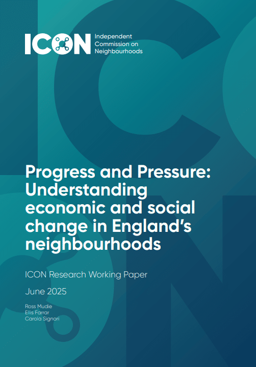 RMudie96's tweet card. Progress and Pressure: Understanding economic and social change in England’s neighbourhoods -...