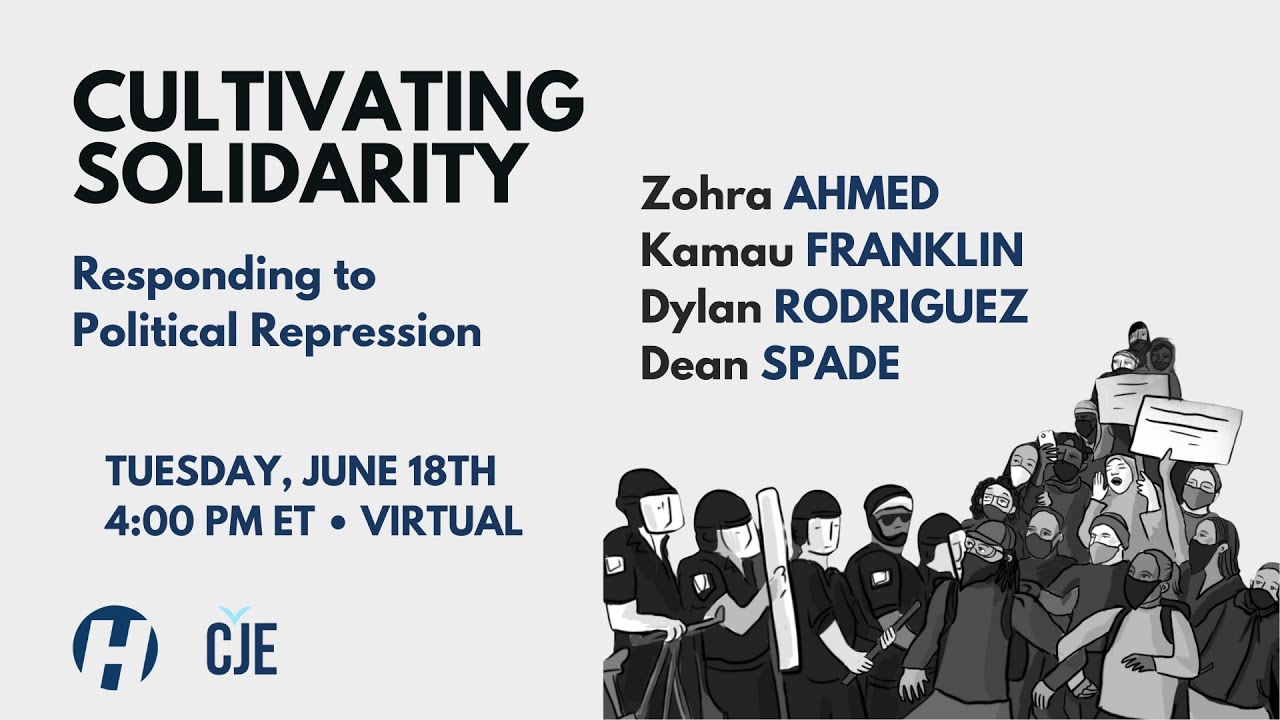 deanspade's tweet card. Cultivating Solidarity: Responding to Political Repression