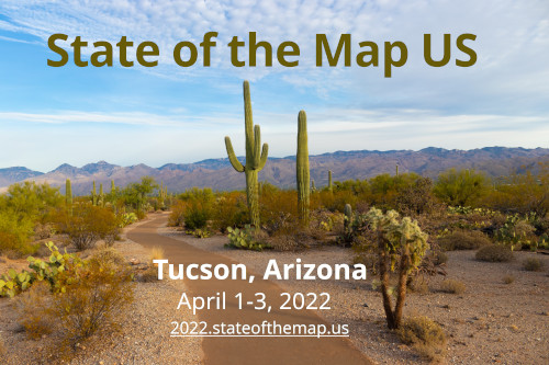 OSMBuildings's tweet card. The annual United States conference for all OpenStreetMap users.