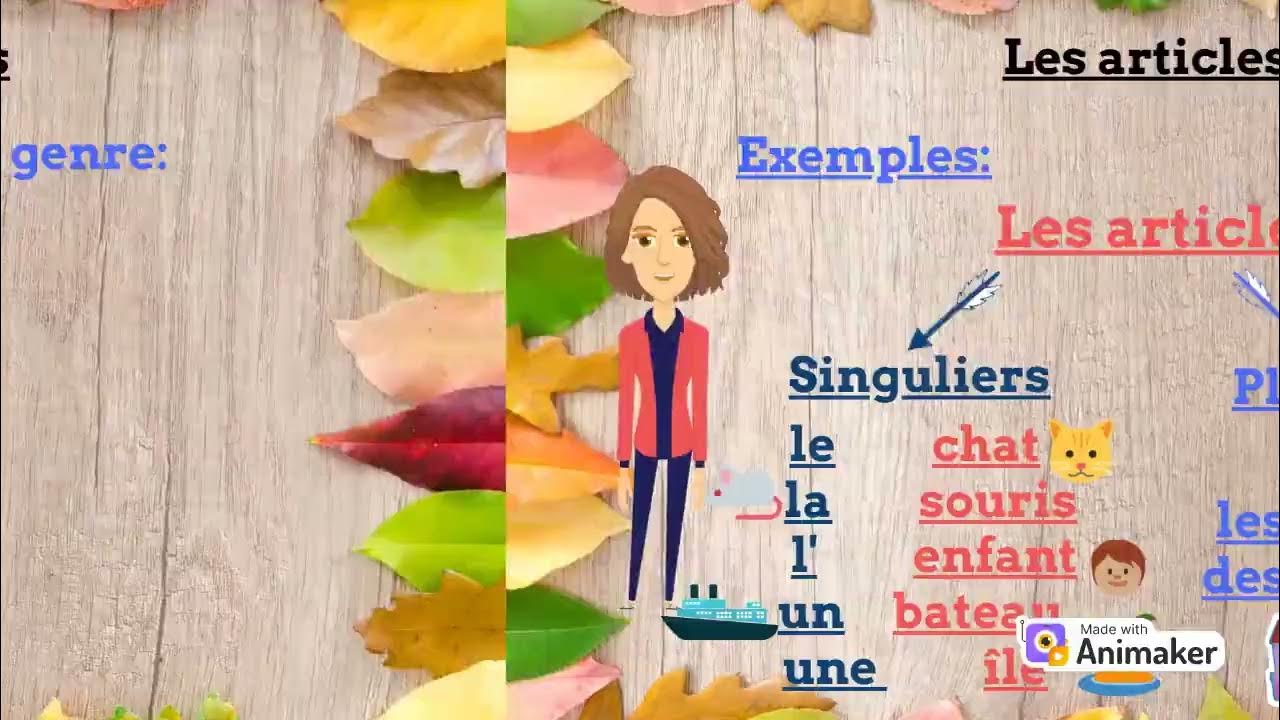 sciencessamar's tweet card. Grammaire (12) : Les déterminants (vidéo complète)