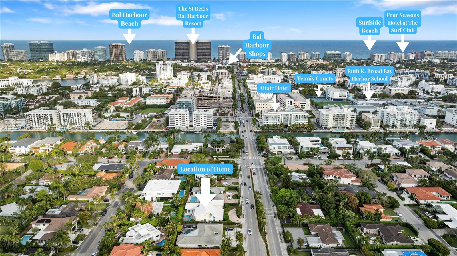 mlsblast's tweet card. Located in Bay Harbor Islands, one of the most coveted neighborhoods in Miami, is this 5009 square foot amazing home that was rebuilt in 2009! Not only is it beautiful inside but the location is one...