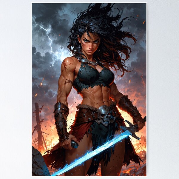 FLSQLGeek's tweet card. Buy "Barbarian Queen 2" by YumiLife as a Poster.