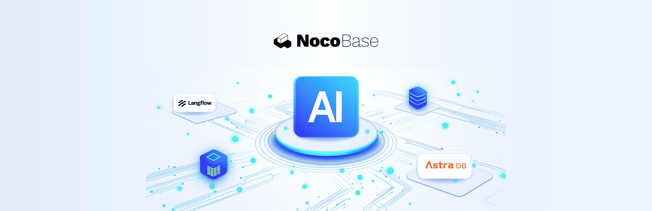 NocoBase's tweet card. This article demonstrates how to integrate NocoBase, LangFlow, and AstraDB to create an AI assistant, generating insights through data vectorization and semantic search, and optimizing results using...