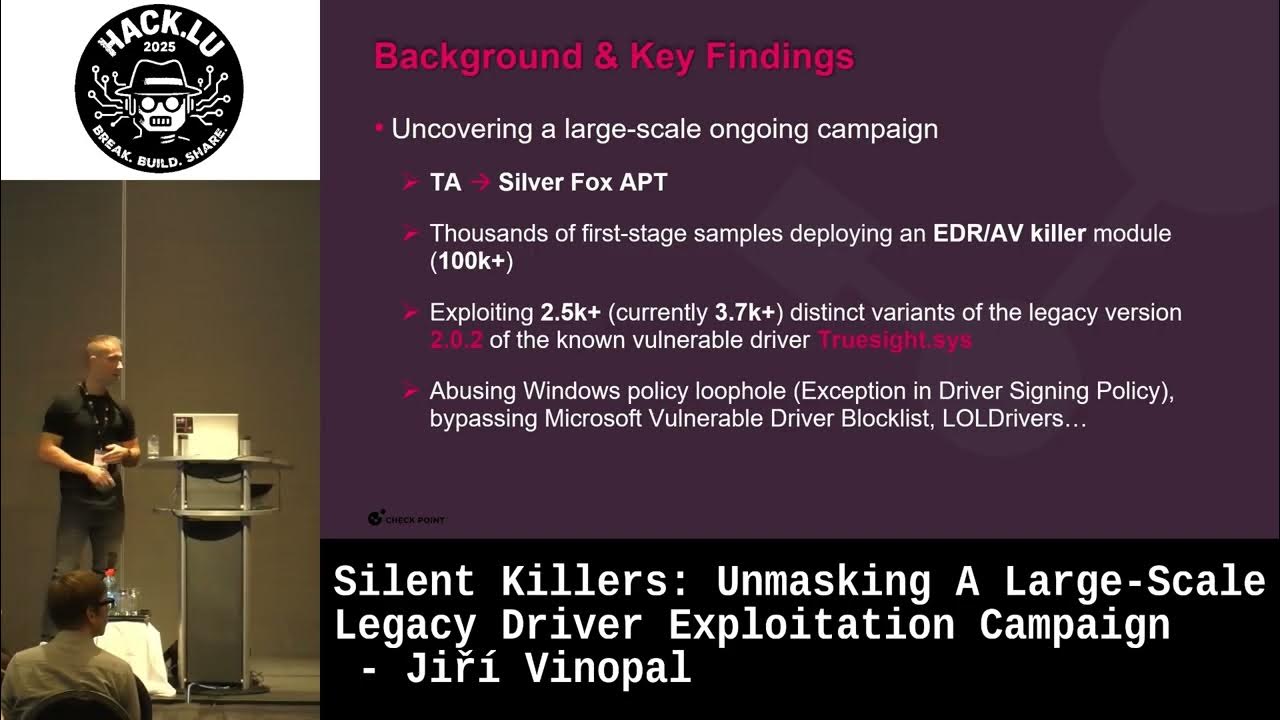vinopaljiri's tweet card. Silent Killers: Unmasking A Large-Scale Legacy Driver Exploitation...