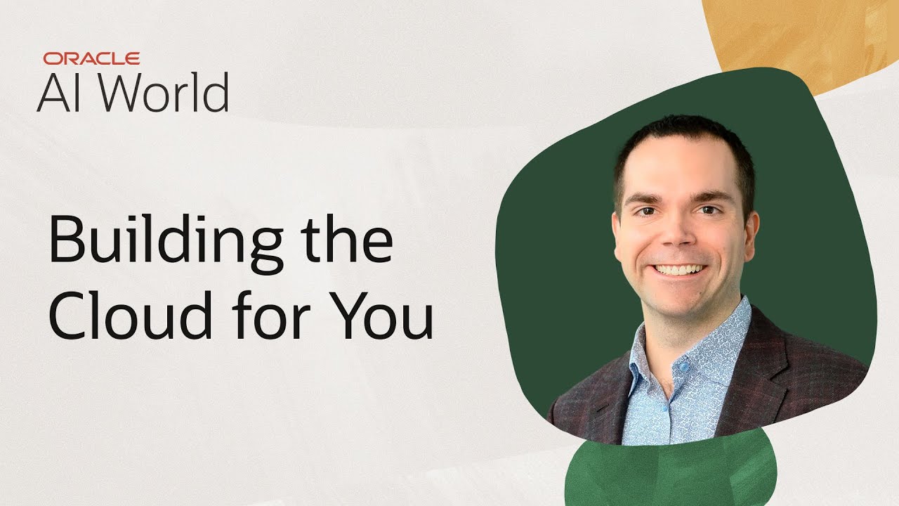 OracleCloud's tweet card. Clay Magouyrk Keynote on Building the Cloud for You: Oracle AI World...