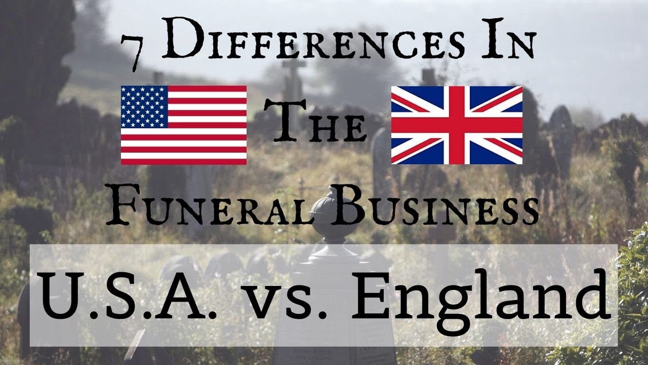 MathersRoger's tweet card. 7 Differences in the Funeral Business USA vs England
