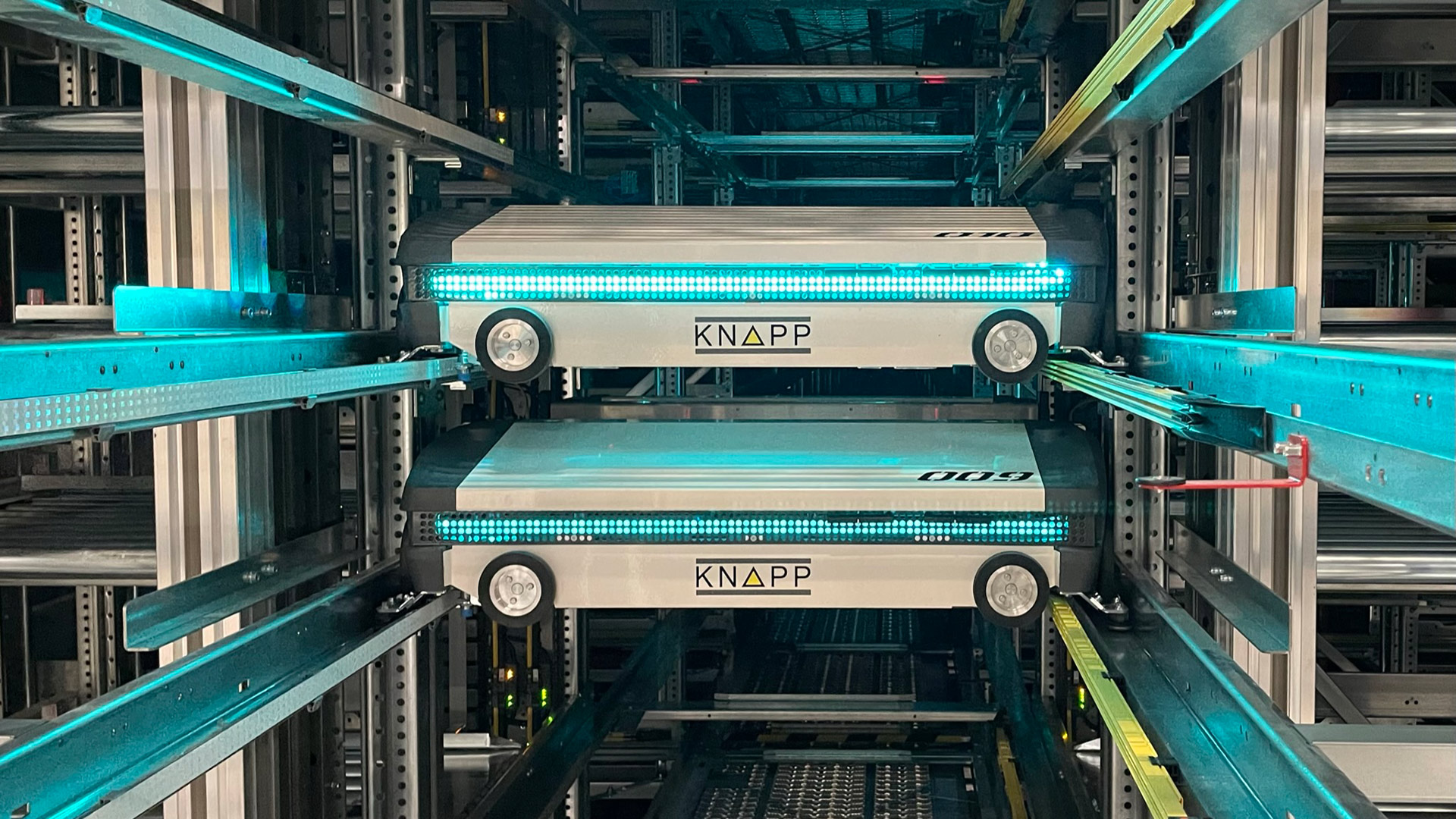 KNAPP_AG_de's tweet card. An innovative shuttle storage system at Getriebebau NORD supplies materials worldwide as well as to production on site.