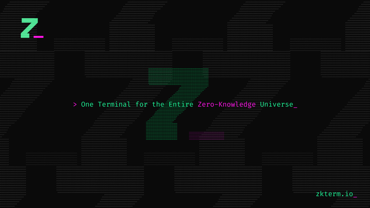zkTerm's tweet card. Unified terminal for ZK technologies. zkID auth, ZK Compression, privacy swaps, Trade-to-Earn on Solana.